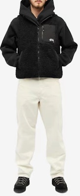 Stüssy Stussy Holiday FW23 Sherpa Reversible Vest Unisex Retro Fleece Zip Vest. 118528 8