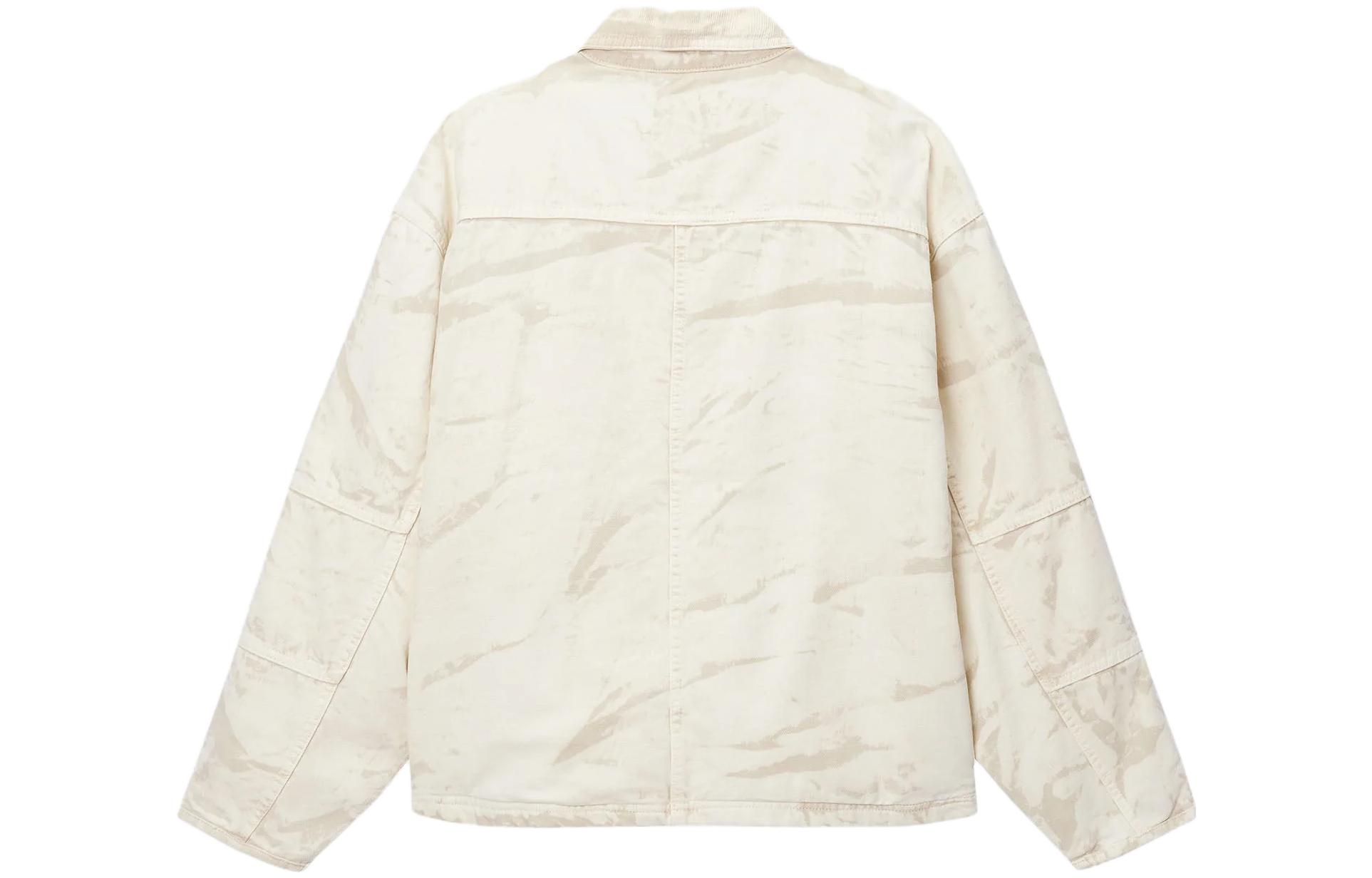 Stüssy Stussy Holiday FW23 Spray Dye Canvas Camo Corduroy Collar Work Jacket Unisex. 115727 圖 11