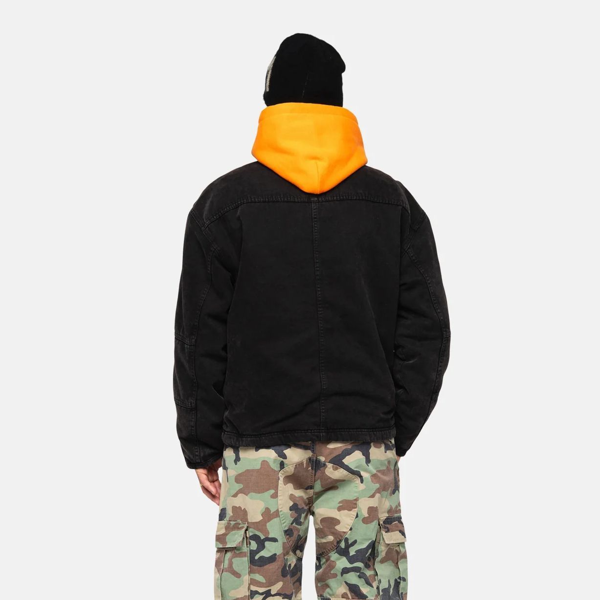 Stüssy Stussy Holiday FW23 Spray Dye Canvas Camo Corduroy Collar Work Jacket Unisex. 115727 圖 9