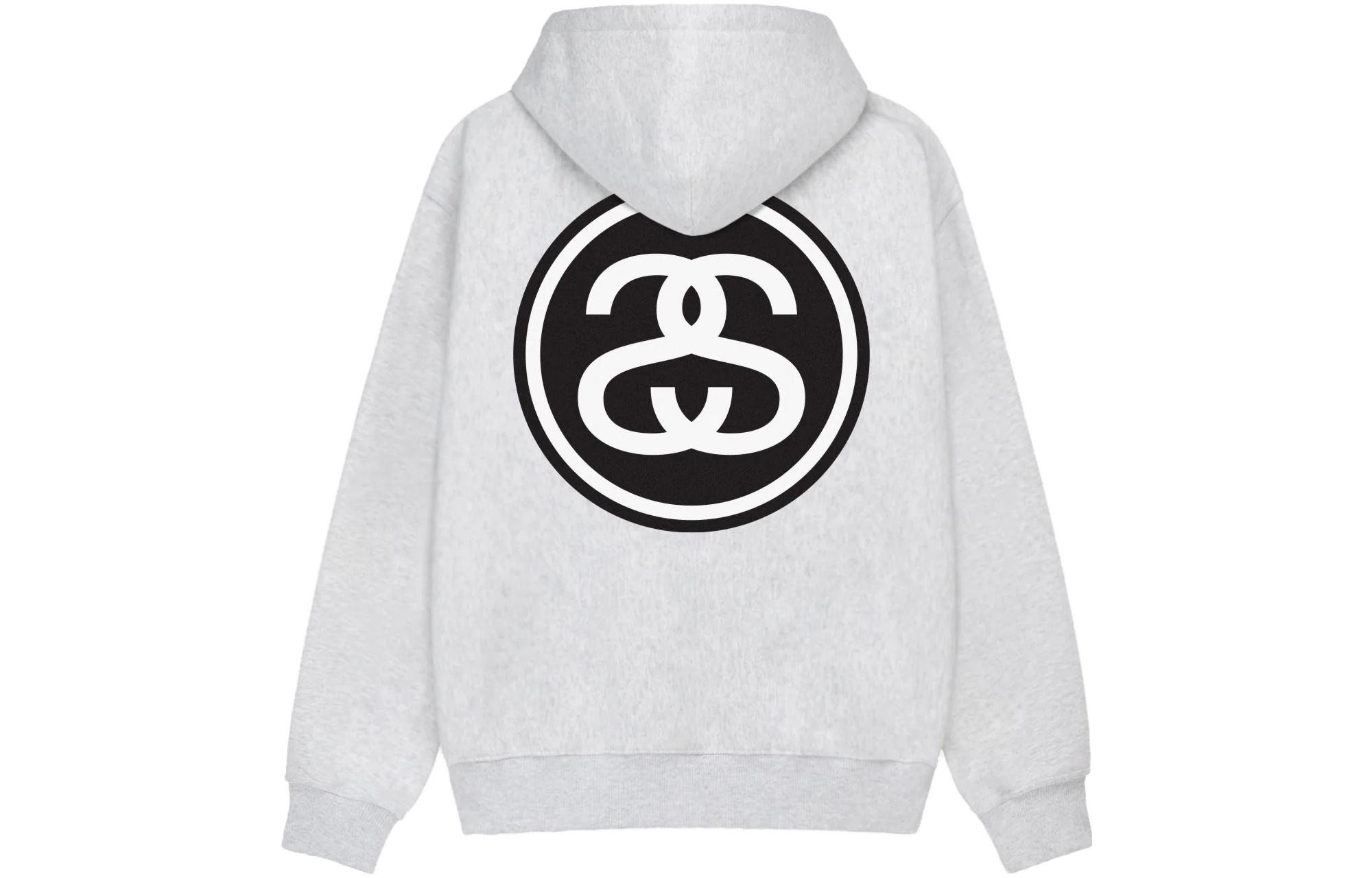 Stüssy Stussy Holiday FW23 SS-Link Hoodie Retro Unisex Chain Pattern Sweatshirt. 1924970 圖 6