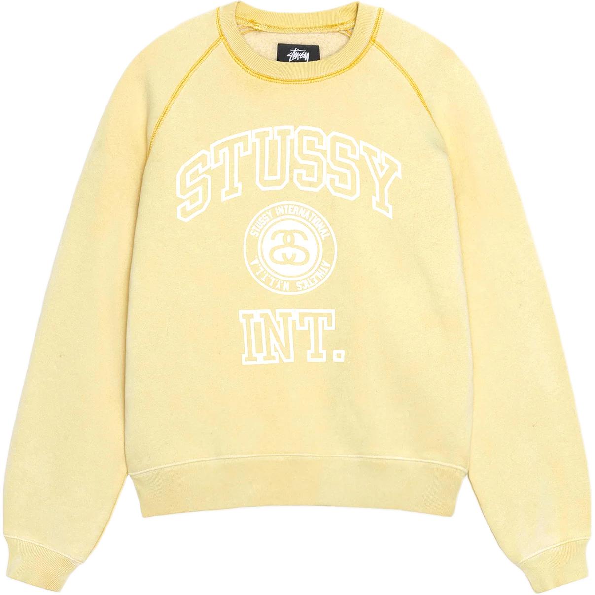Stüssy Stussy Holiday Overlock Varsity Raglan Crewneck Retro Sweatshirt Unisex. 118564 圖 2