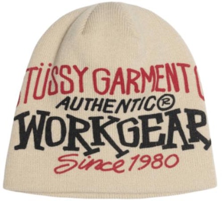 Stüssy Stussy Topi Beanie Logo Jahit Unisex Couple Style Beige. 1321183BONE Buy Stüssy Stussy Topi Beanie Logo Jahit Unisex Couple Style Beige. 1321183BONE