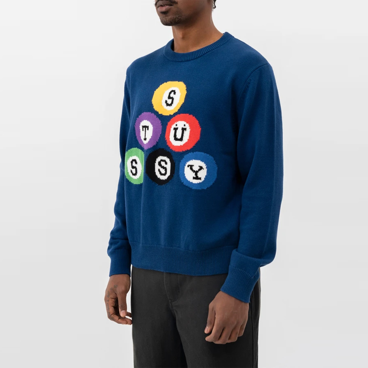 Stüssy Stussy Letter Graphic Crewneck Sweater Unisex Vintage Style. 117086 圖 5