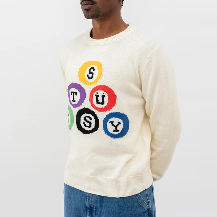 Stüssy Stussy Letter Graphic Crewneck Sweater Unisex Vintage Style. 117086 圖 10