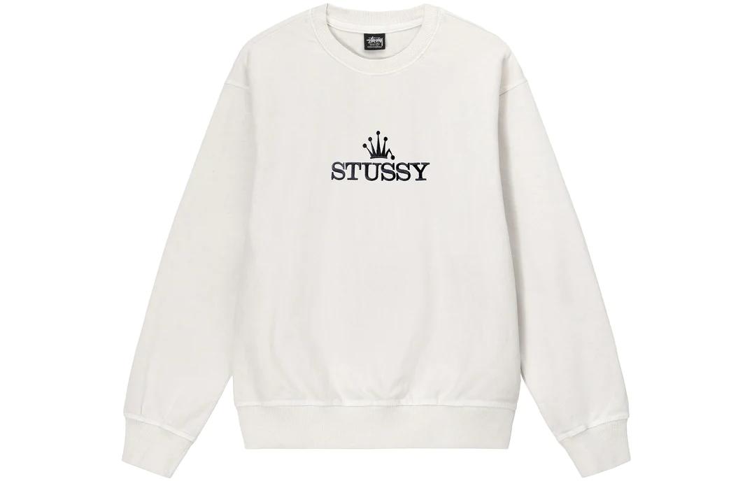 Stüssy Stussy Letter Logo Print Pullover Vintage Sweatshirt Unisex Couple Style. 1914889 圖 5