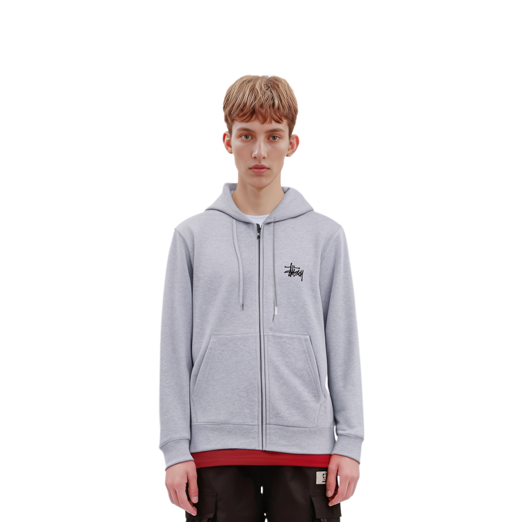 Sizing Stüssy Stussy Letter Logo Zip-Up Hoodie Jacket Unisex Streetwear Retro Style. 1974615