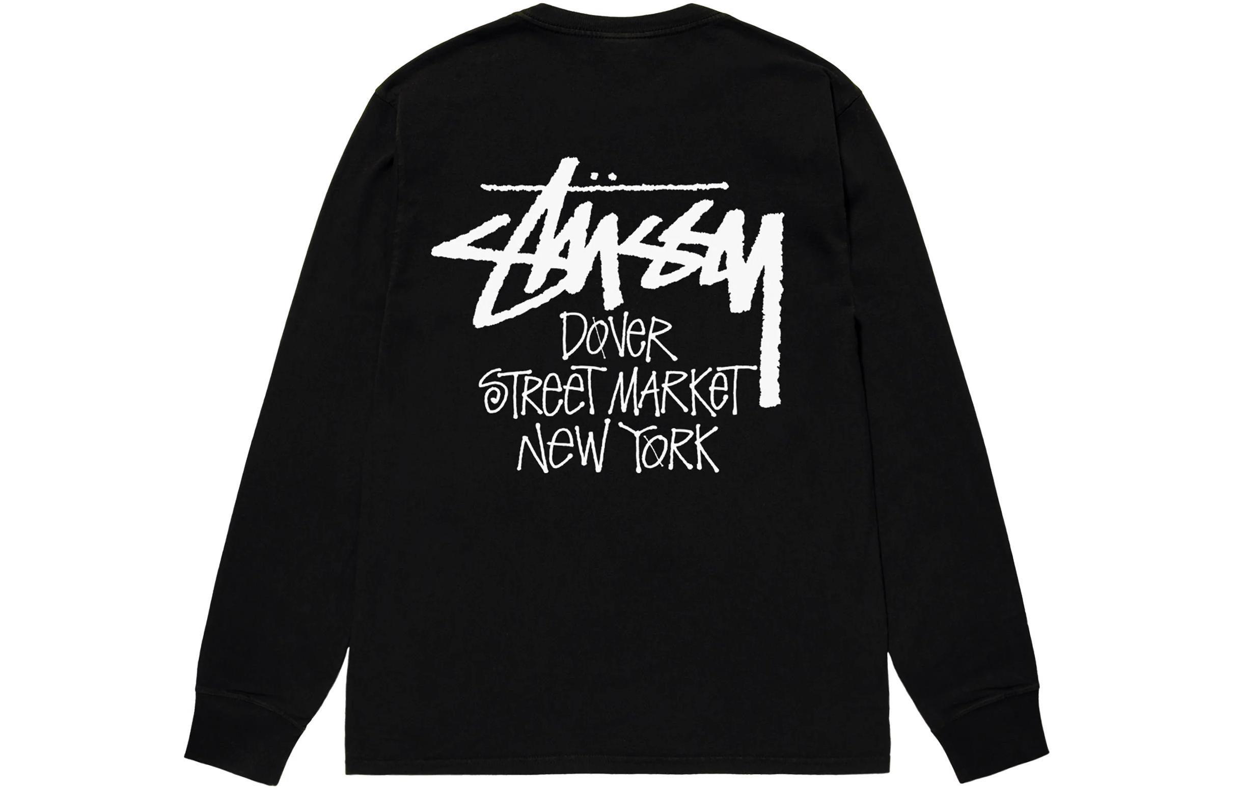 Stüssy Stussy Letter Print Long Sleeve Vintage Streetwear T-Shirt Unisex. 3993819