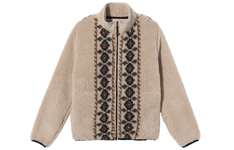 Stüssy Stussy Lima Jacquard Sherpa Retro Stand Collar Jacket 118401 圖 2