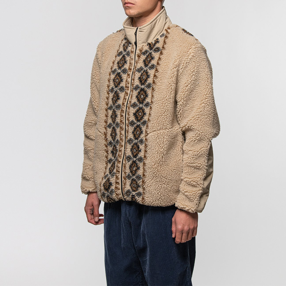 Stüssy Stussy Lima Jacquard Sherpa Retro Stand Collar Jacket 118401 圖 4