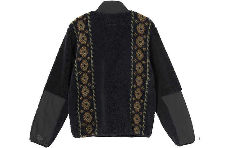 Stüssy Stussy Lima Jacquard Sherpa Retro Stand Collar Jacket 118401 圖 6