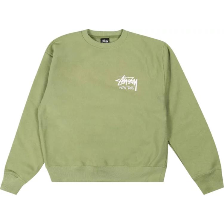 Stüssy Stussy Logo Fleece Crewneck Pullover Vintage Sweatshirt for Men. 3913804