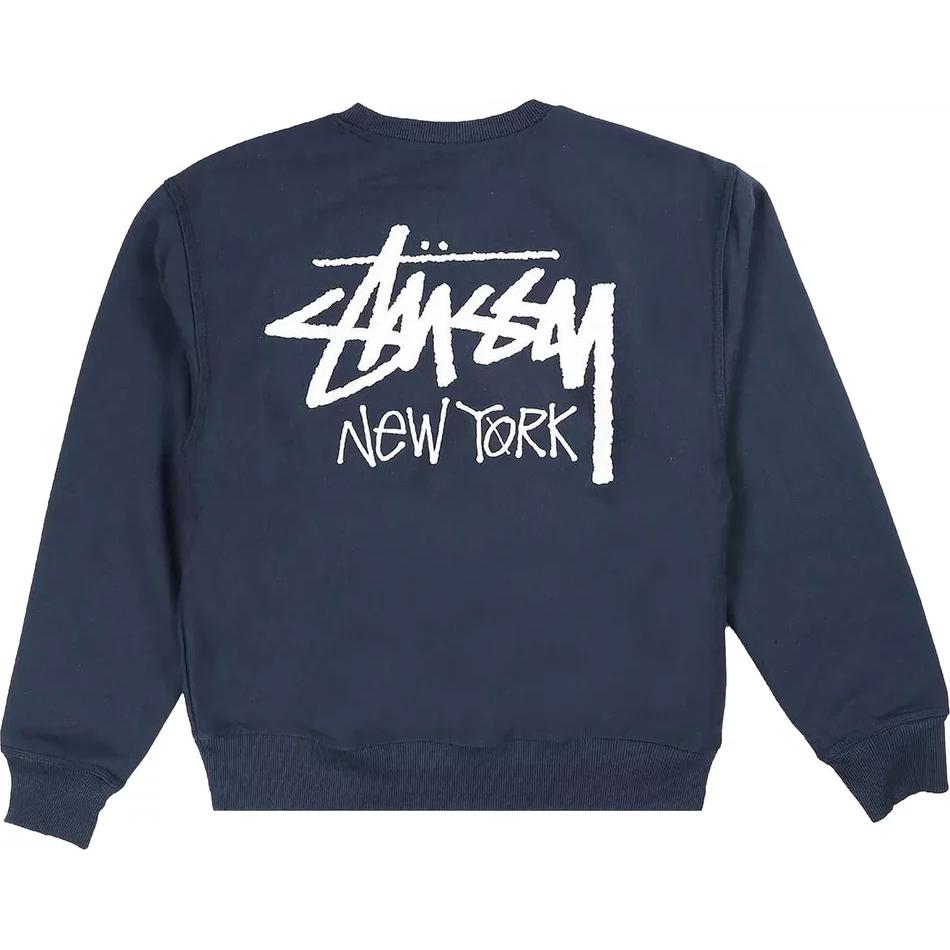 Stüssy Stussy Logo Fleece Crewneck Pullover Vintage Sweatshirt for Men. 3913804 圖 5