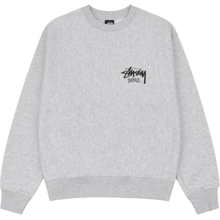 Stüssy Stussy Logo Fleece Crewneck Pullover Vintage Sweatshirt for Men. 3913804 圖 7