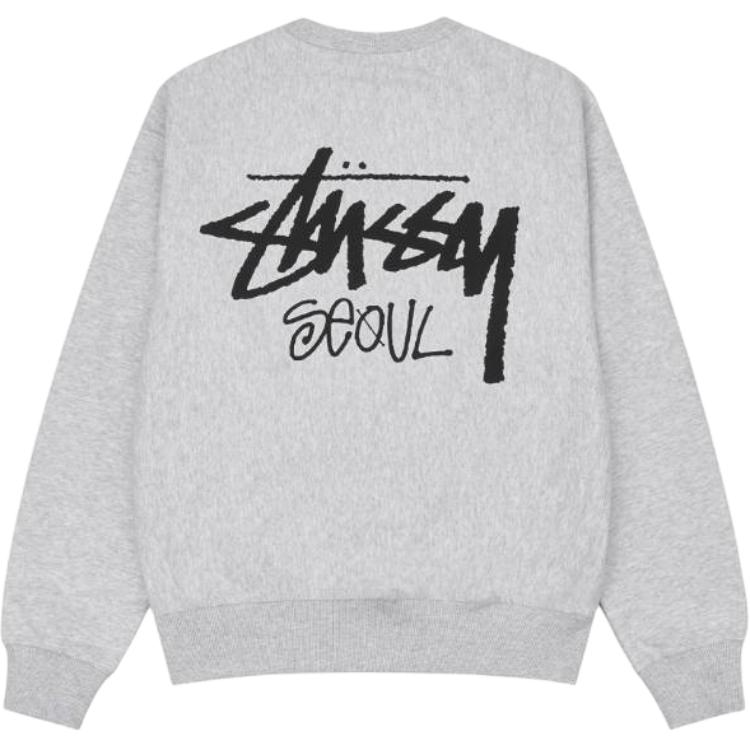 Stüssy Stussy Logo Fleece Crewneck Pullover Vintage Sweatshirt for Men. 3913804 圖 8