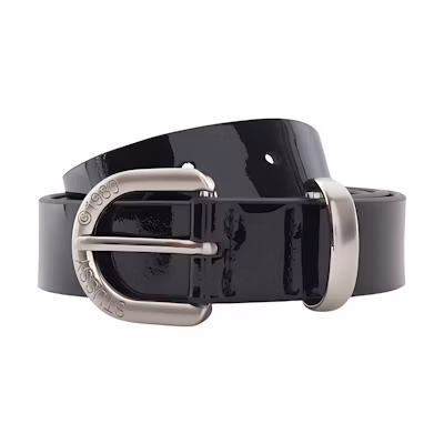 Stüssy Stussy Logo Leather Belt Unisex Couple Style Multi-color 2.8cm Wide SUSBT0135192M