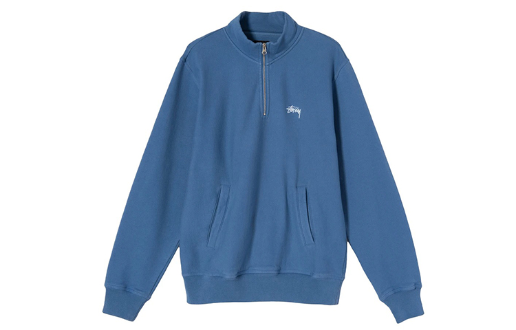 Stüssy Stussy Logo Mock Casual Comfortable Pullover Vintage Sweatshirt . 118365 圖 17