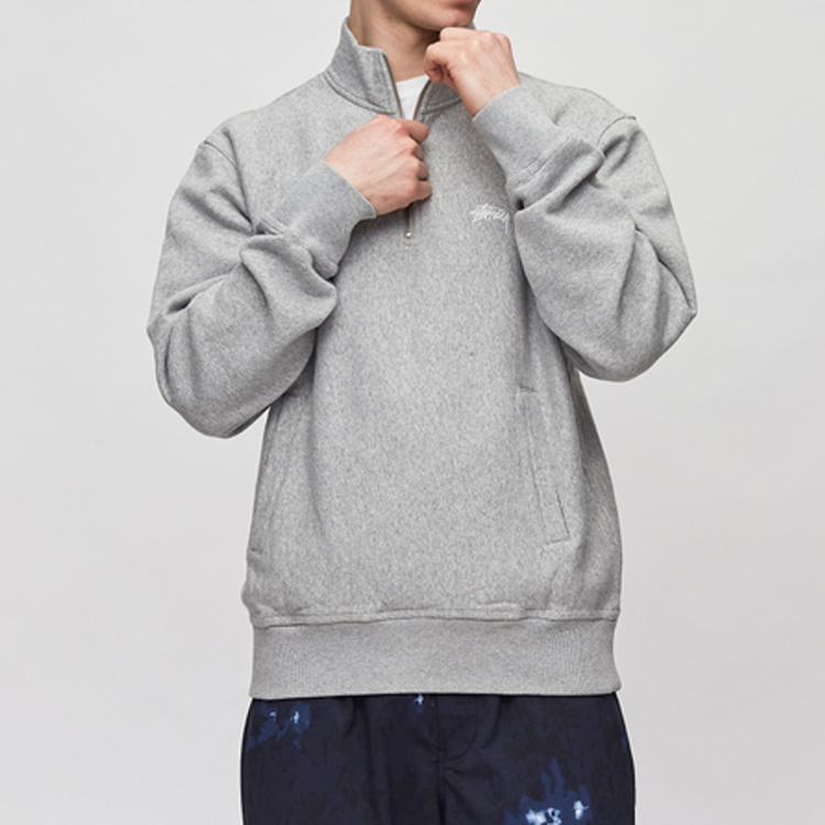 Stüssy Stussy Logo Mock Casual Comfortable Pullover Vintage Sweatshirt . 118365 圖 6