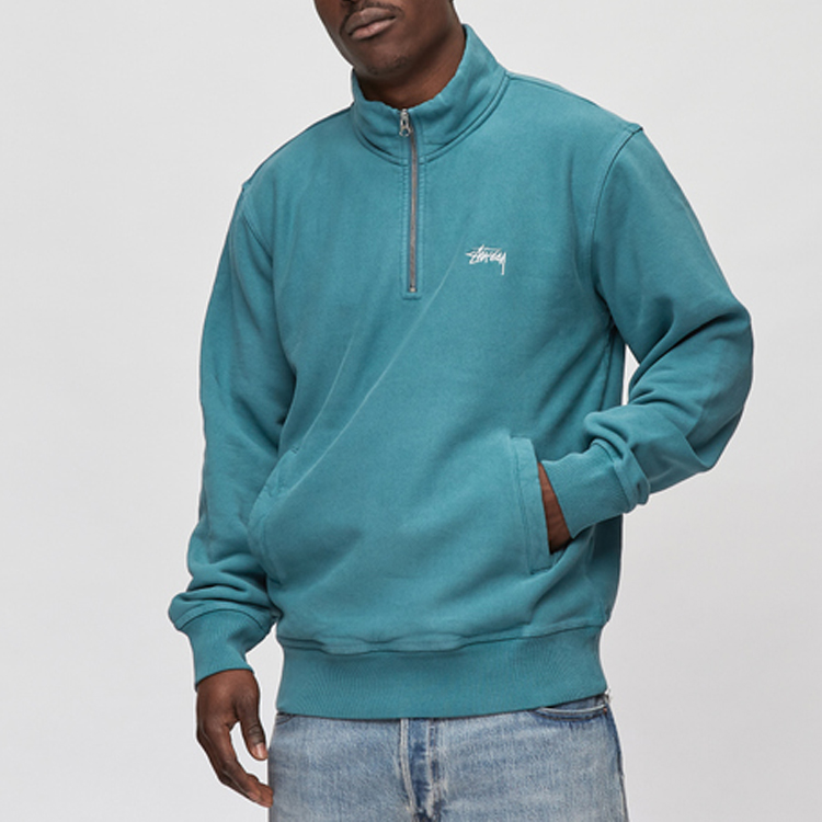 Stüssy Stussy Logo Mock Casual Comfortable Pullover Vintage Sweatshirt . 118365 圖 8