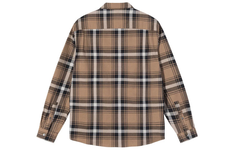 Stüssy Stussy Logo Plaid Long Sleeve Vintage American Shirt for Men. 1110202 圖 6
