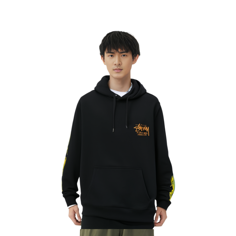 Stüssy Stussy Masked Hoodie Face Graphic Retro Unisex Long Sleeve Pullover. 1924698 圖 4