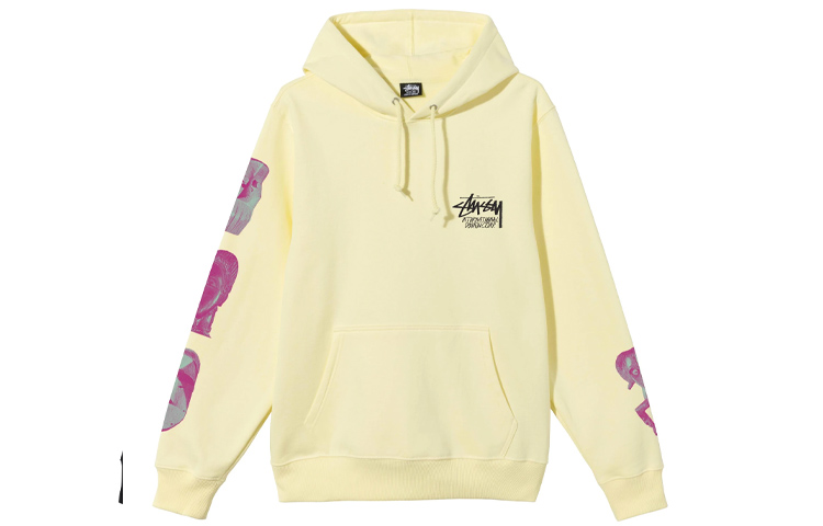 Stüssy Stussy Masked Hoodie Face Graphic Retro Unisex Long Sleeve Pullover. 1924698 圖 6