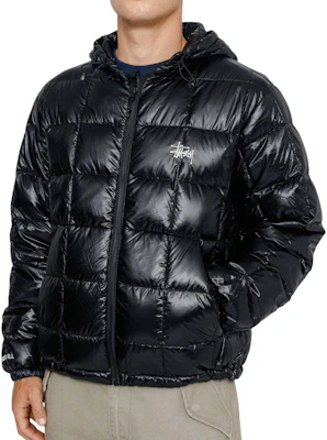 Stüssy Stussy Midweight Hooded Puffer Jacket with Logo and Hidden Pockets Unisex. 115783 Shop Stüssy Stussy Midweight Hooded Puffer Jacket with Logo and Hidden Pockets Unisex. 115783