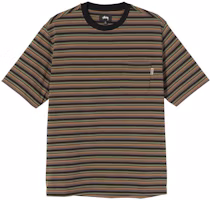 Stüssy Stussy Mini Stripe Tag Crewneck Short Sleeve Vintage T-Shirt Men 1140230 Stüssy Stussy Mini Stripe Tag Crewneck Short Sleeve Vintage T-Shirt Men 1140230