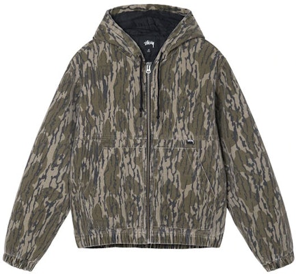 Stüssy Stussy Mossy Oak迷彩保暖工作夾克 復古風厚實連帽外套 115626 Buy Stüssy Stussy Mossy Oak迷彩保暖工作夾克 復古風厚實連帽外套 115626