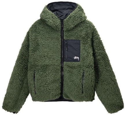 스투시 올리브 그린 리버시블 패치포켓 레트로 재킷 유니섹스 긴소매. 118507OLIVE Buy 스투시 올리브 그린 리버시블 패치포켓 레트로 재킷 유니섹스 긴소매. 118507OLIVE