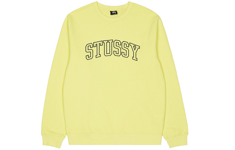 Stüssy Stussy Outline Crew Embroidered Retro Sweatshirt for Men Fall/Winter Style. 118353 圖 6
