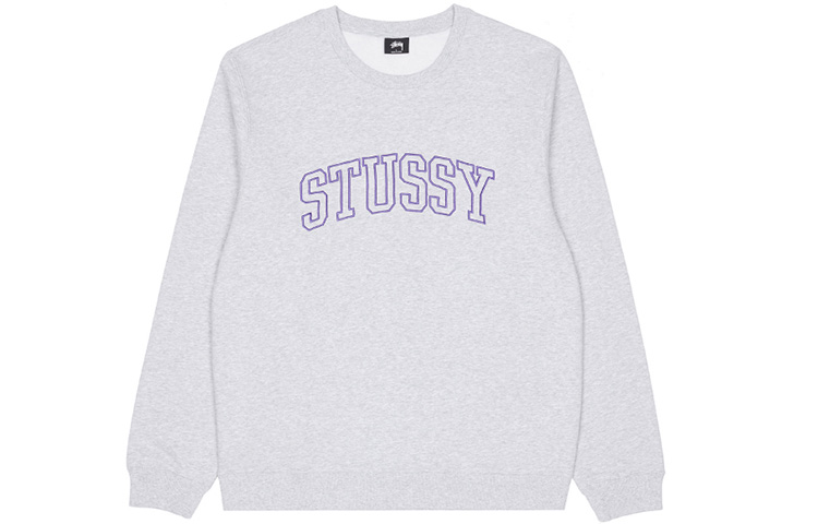 Stüssy Stussy Outline Crew Embroidered Retro Sweatshirt for Men Fall/Winter Style. 118353 圖 8