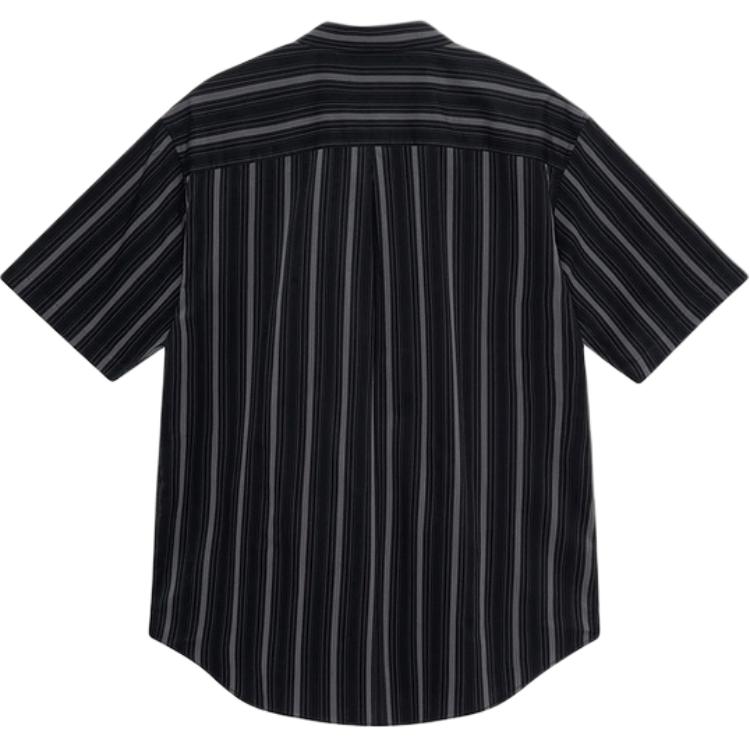 Stüssy Stussy Patterned Striped Loose Fit Vintage Short Sleeve Shirt Unisex. SUSSR1110318M 圖 7