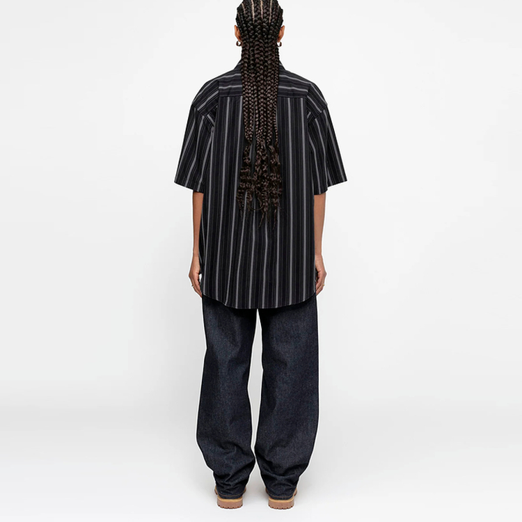 Stüssy Stussy Patterned Striped Loose Fit Vintage Short Sleeve Shirt Unisex. SUSSR1110318M 圖 9