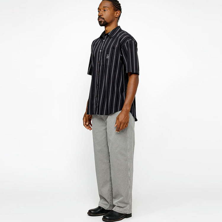 Stüssy Stussy Patterned Striped Loose Fit Vintage Short Sleeve Shirt Unisex. SUSSR1110318M 圖 10