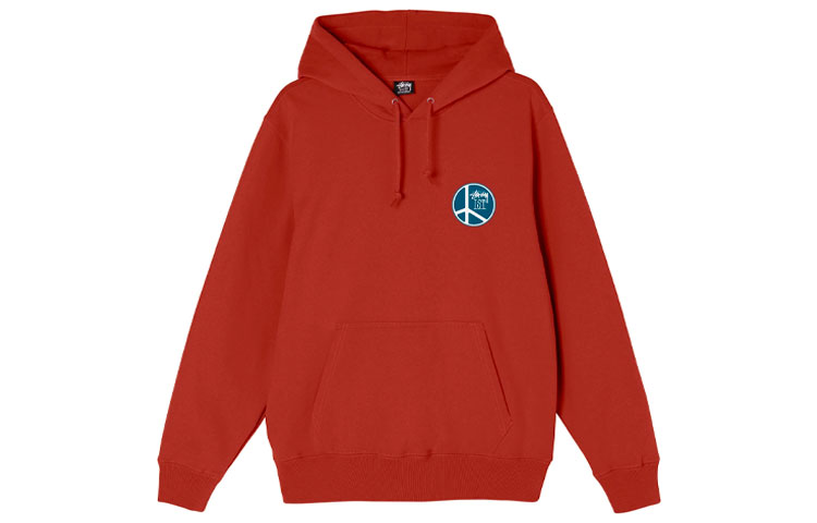 Stüssy Stussy Peace Dot Hoodie Geometric Letter Print Pullover Unisex Vintage Style. 1924723 圖 4