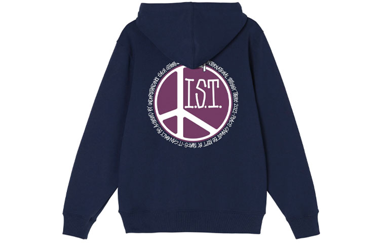 Stüssy Stussy Peace Dot Hoodie Geometric Letter Print Pullover Unisex Vintage Style. 1924723 圖 8