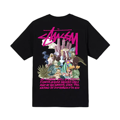 Stüssy Stussy Psychedelic Graphic Tee Retro Unisex Casual Short Sleeve T-Shirt. 1904663
