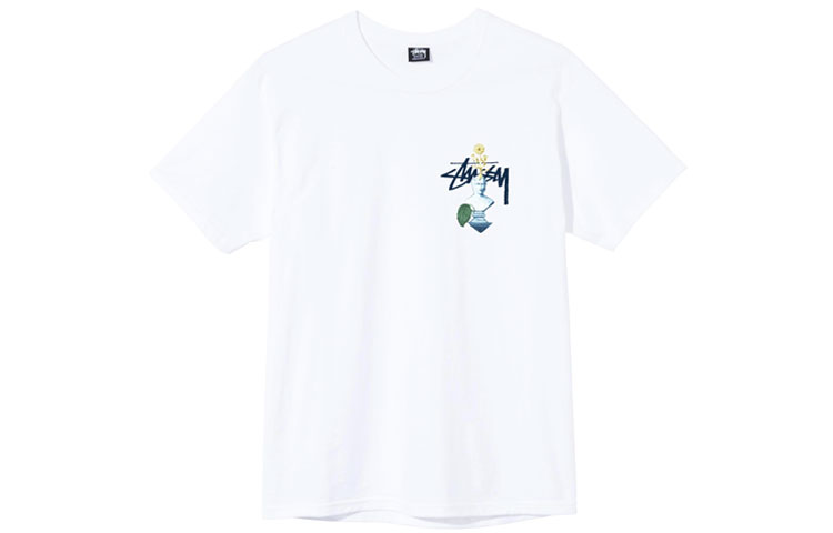 Stüssy Stussy Psychedelic Graphic Tee Retro Unisex Casual Short Sleeve T-Shirt. 1904663 圖 10