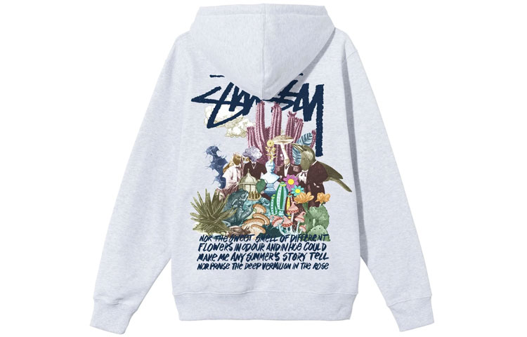 Stüssy Stussy Psychedelic Hoodie Retro Graphic Unisex Long Sleeve Sweatshirt. 1924663 圖 2