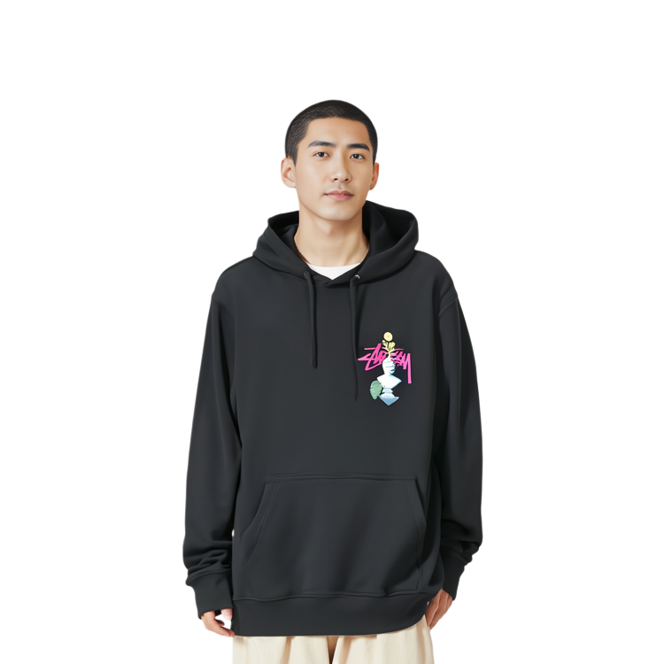 Stüssy Stussy Psychedelic Hoodie Retro Graphic Unisex Long Sleeve Sweatshirt. 1924663 圖 6