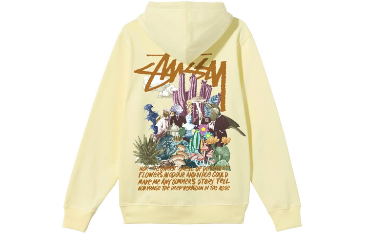 Stüssy Stussy Psychedelic Hoodie Retro Graphic Unisex Long Sleeve Sweatshirt. 1924663 圖 9
