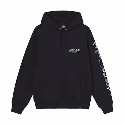 Stüssy Stussy Ranson Logo Hoodie Unisex Retro American Style Pullover Sweatshirt. 1924754