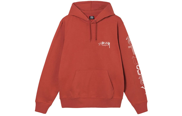 Stüssy Stussy Ranson Logo Hoodie Unisex Retro American Style Pullover Sweatshirt. 1924754 圖 8