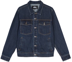 Stüssy Stussy Retro Denim Jacket Unisex Blue 115493 Stüssy Stussy Retro Denim Jacket Unisex Blue 115493