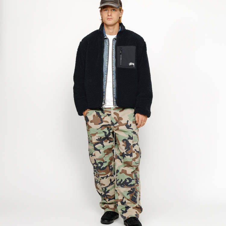 Stüssy STUSSY Retro Fleece Stand Collar Jacket Unisex Casual Outerwear. SUSJK0118529M-1 圖 16