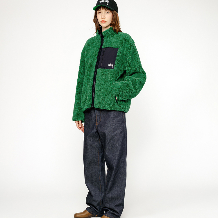 Stüssy STUSSY Retro Fleece Stand Collar Jacket Unisex Casual Outerwear. SUSJK0118529M-1 圖 23