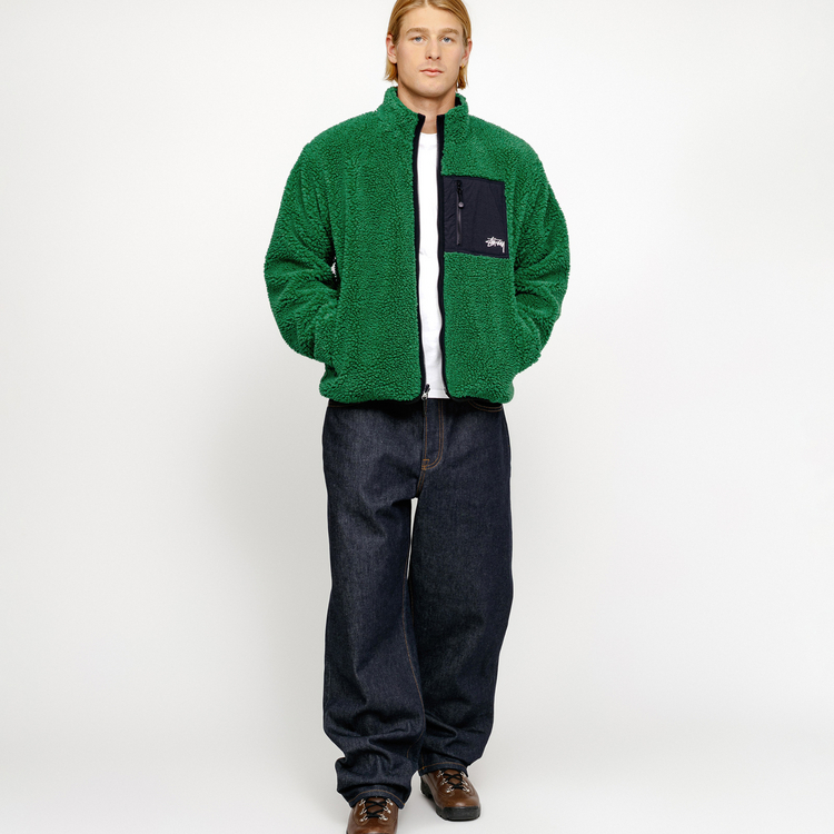 Stüssy STUSSY Retro Fleece Stand Collar Jacket Unisex Casual Outerwear. SUSJK0118529M-1 圖 24