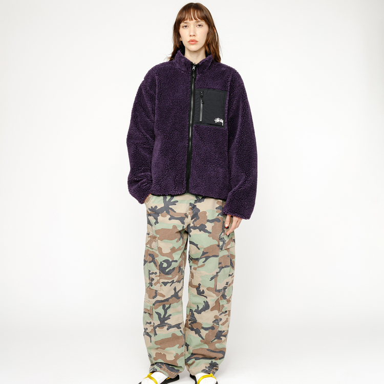 Stüssy STUSSY Retro Fleece Stand Collar Jacket Unisex Casual Outerwear. SUSJK0118529M-1 圖 28