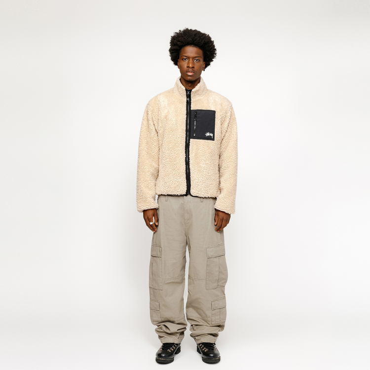 Stüssy STUSSY Retro Fleece Stand Collar Jacket Unisex Casual Outerwear. SUSJK0118529M-1 圖 6