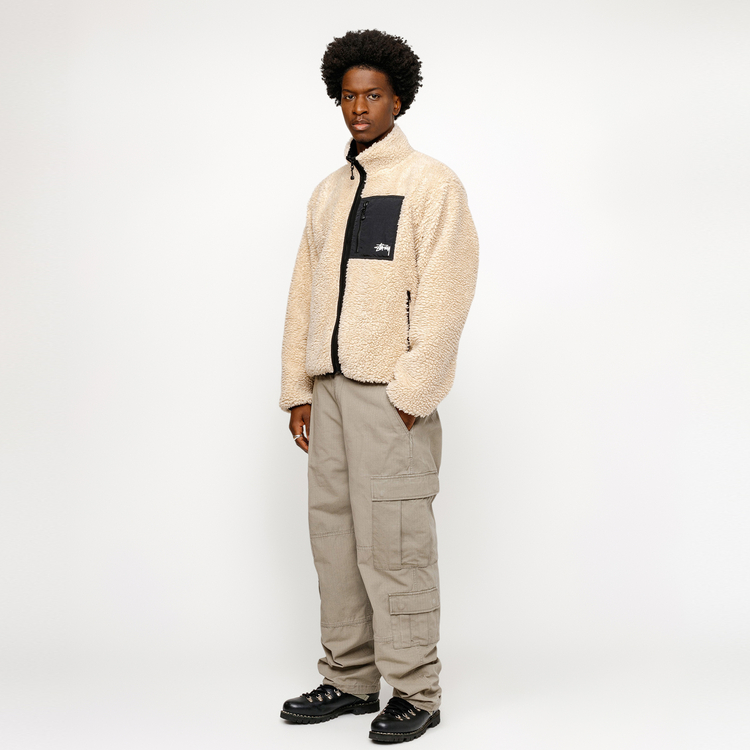 Stüssy STUSSY Retro Fleece Stand Collar Jacket Unisex Casual Outerwear. SUSJK0118529M-1 圖 7